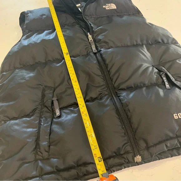 The North Face Vest Black 600 Goose Down Insulated Puffer Outdoors Boys XL - Picture 9 of 16